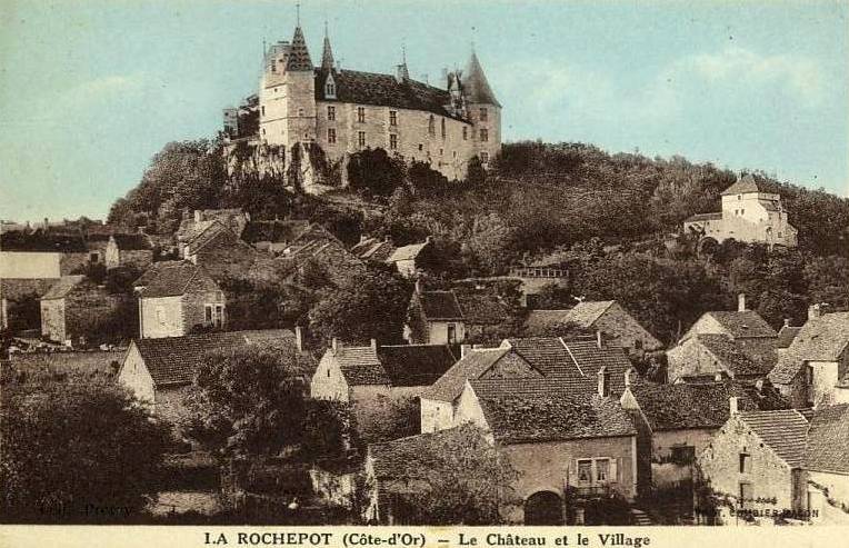 La Rochepot (Côte d'Or) Le château CPA