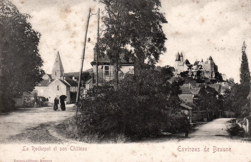 La Rochepot (Côte d'Or) Le village CPA