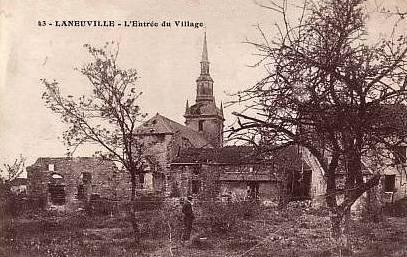 Laneuville sur meuse meuse l eglise saint nicolas apres 1914 cpa