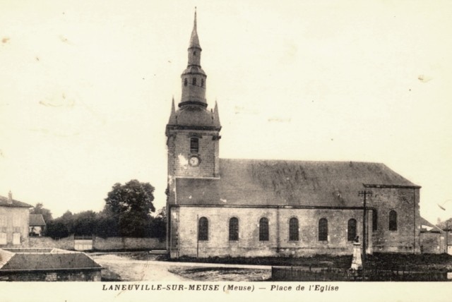 Laneuville sur meuse meuse l eglise saint nicolas cpa