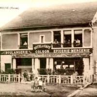 Laneuville sur meuse meuse l hotel cafe colson cpa
