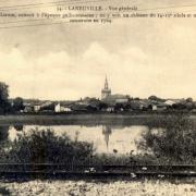 Laneuville sur meuse meuse vue generale cpa