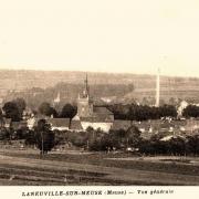 Laneuville sur meuse meuse vue generale cpa