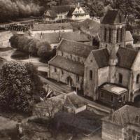 Lavilletertre oise cpa eglise nd de la nativite vue aerienne