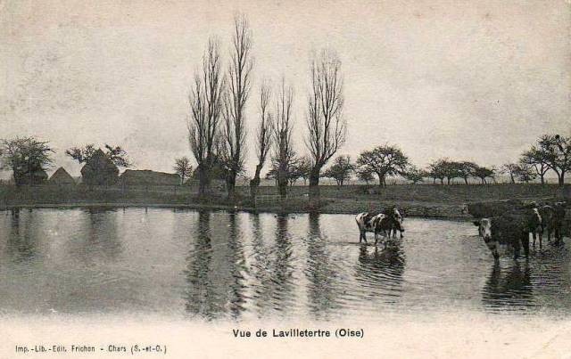 Lavilletertre oise cpa mare