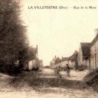 Lavilletertre oise cpa rue de la mare en 1922
