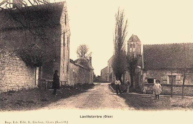 Lavilletertre oise cpa rue principale