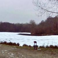 Lavilletertre oise etang gele janvier 