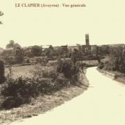 Le clapier aveyron cpa vue generale