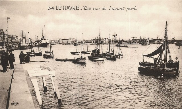 Le havre seine maritime l avant port cpa