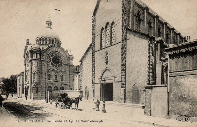 Le havre seine maritime l eglise saint joseph et l externat cpa