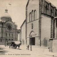 Le havre seine maritime l eglise saint joseph et l externat cpa