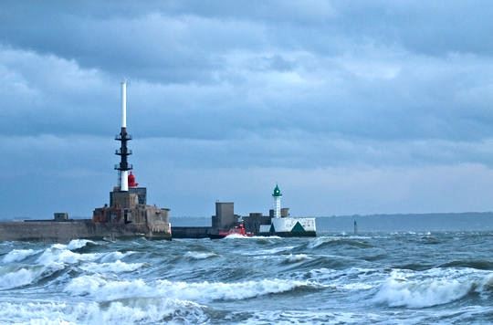 Le havre seine maritime l entree du port