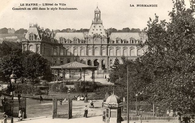 Le havre seine maritime l hotel de ville cpa