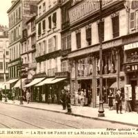 Le havre seine maritime la rue de paris cpa
