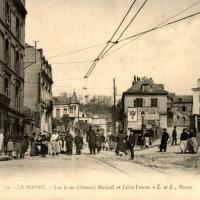 Le havre seine maritime la rue felix faure cpa