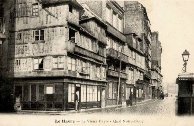 Le havre seine maritime quai notre dame cpa