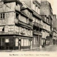 Le havre seine maritime quai notre dame cpa