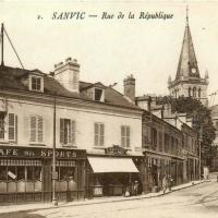 Le havre seine maritime sanvic rue de la republique cpa