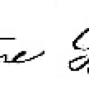 Léontine Saillard signature en 1907