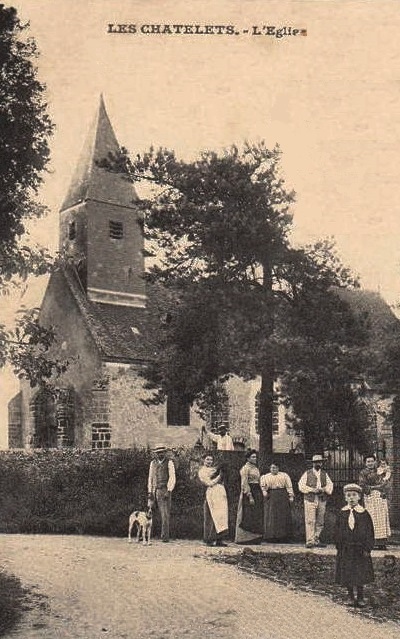 Les Châtelets (28) L'église Saint-Pierre CPA