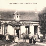 Les Châtelets (28) La mairie-école CPA