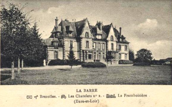 Les Châtelets (28) Le château de la Barre CPA