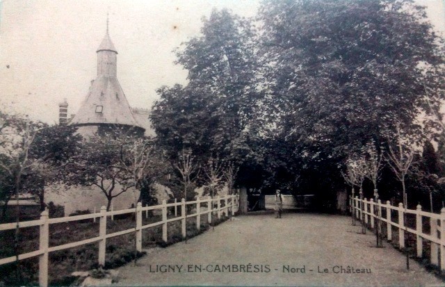 Ligny en cambresis 59 le chateau cpa