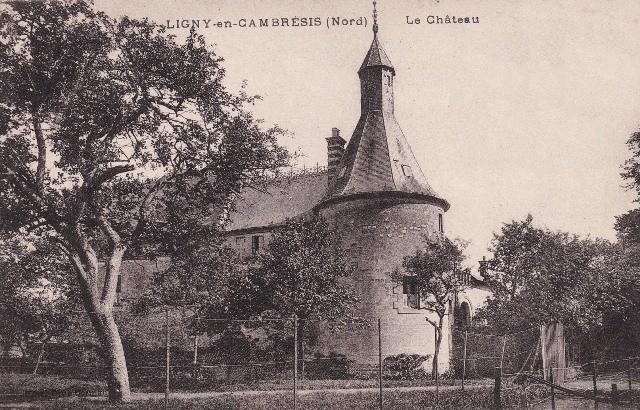 Ligny en cambresis 59 le chateau cpa