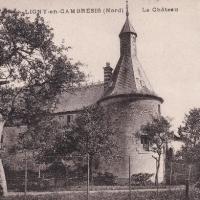 Ligny en cambresis 59 le chateau cpa