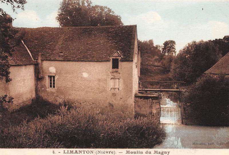 Limanton (Nièvre) L'ancien moulin du Magny CPA