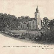 Limanton (Nièvre) L'église Saint-Laurent CPA