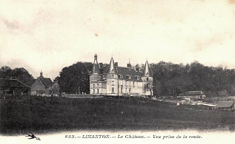 Limanton (Nièvre) Le château CPA