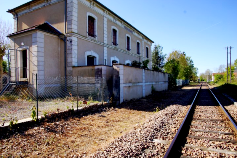 Limanton (Nièvre) Panneçot, la gare