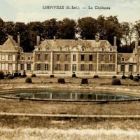 Limpiville seine maritime chateau du vaudroc cpa 1950