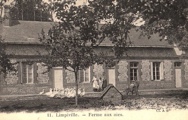 Limpiville seine maritime ferme cpa