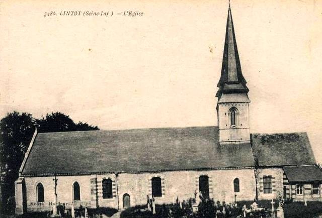 Lintot seine maritime l eglise saint samson cpa