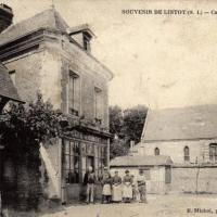 Lintot seine maritime le cafe cpa