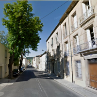 Lodève, rue de Villeneuve ou habitait Jean Antoine Guiraudon (1795/1870)