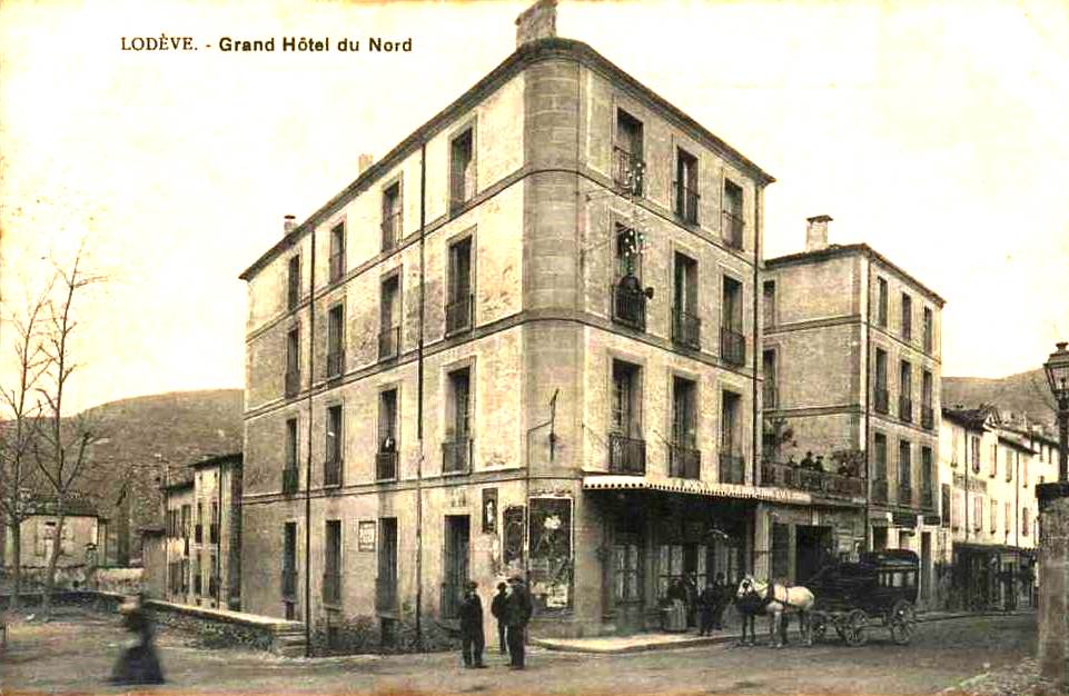 Lodève (Hérault) L'Hôtel du Nord CPA