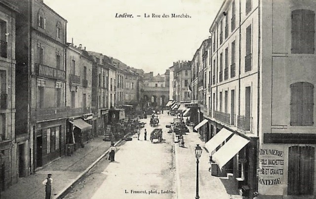 Rue du Marché, cpa