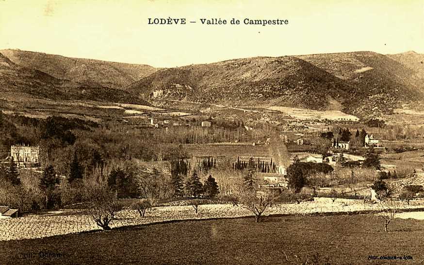 Lodève (Hérault) La vallée de Campestre CPA