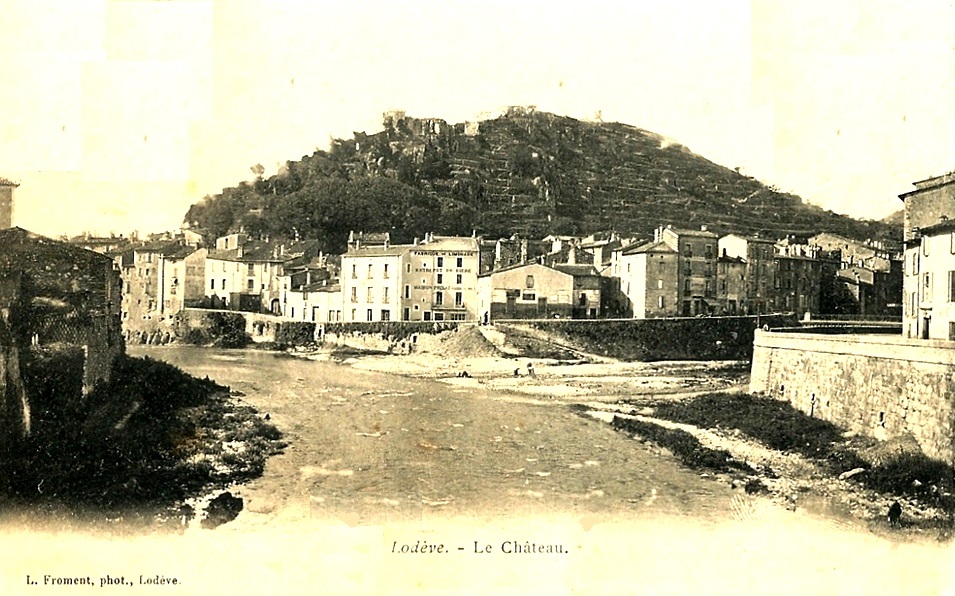 Lodève (Hérault) Le château primitif CPA