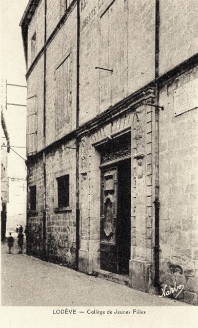 Collège des filles, cpa