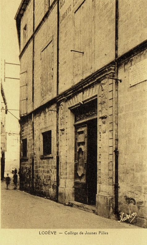 Lodève (Hérault) Le collège des filles CPA