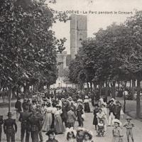 Parc, un concert, cpa