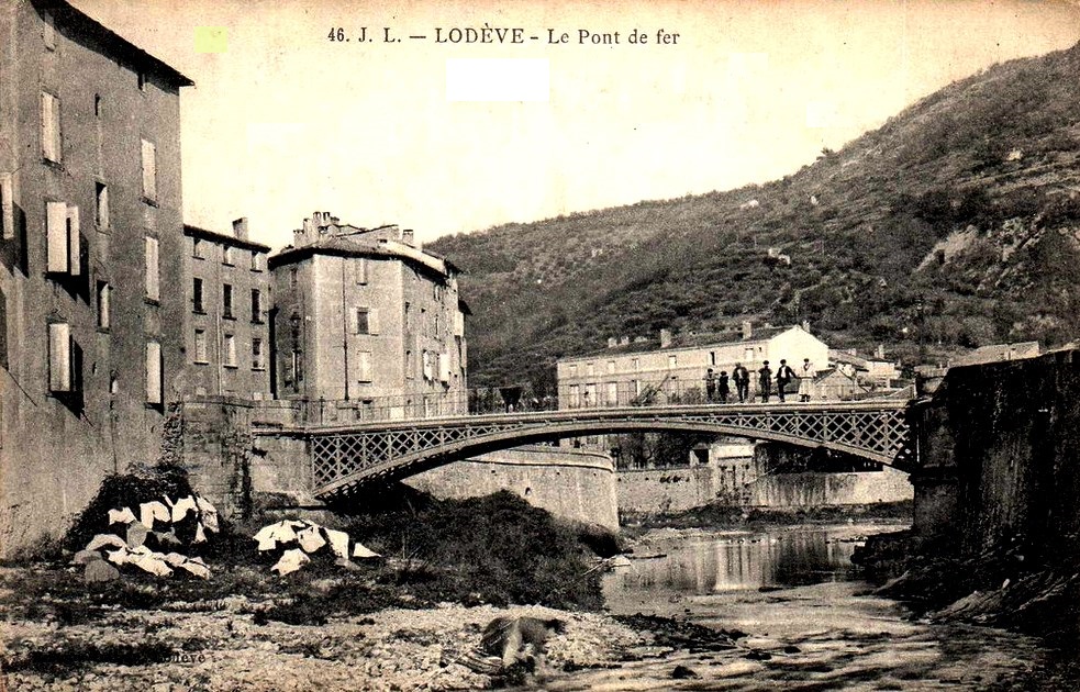 Lodève (Hérault) Le pont de fer CPA