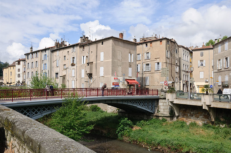 Lodève (Hérault) Le pont de fer