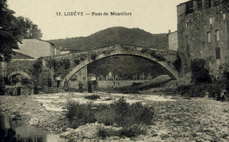 Lodève (Hérault) Le pont de Montifort CPA