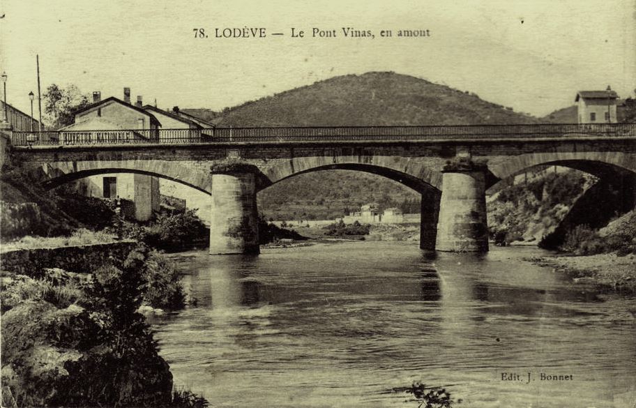 Lodève (Hérault) Le pont Vinas CPA